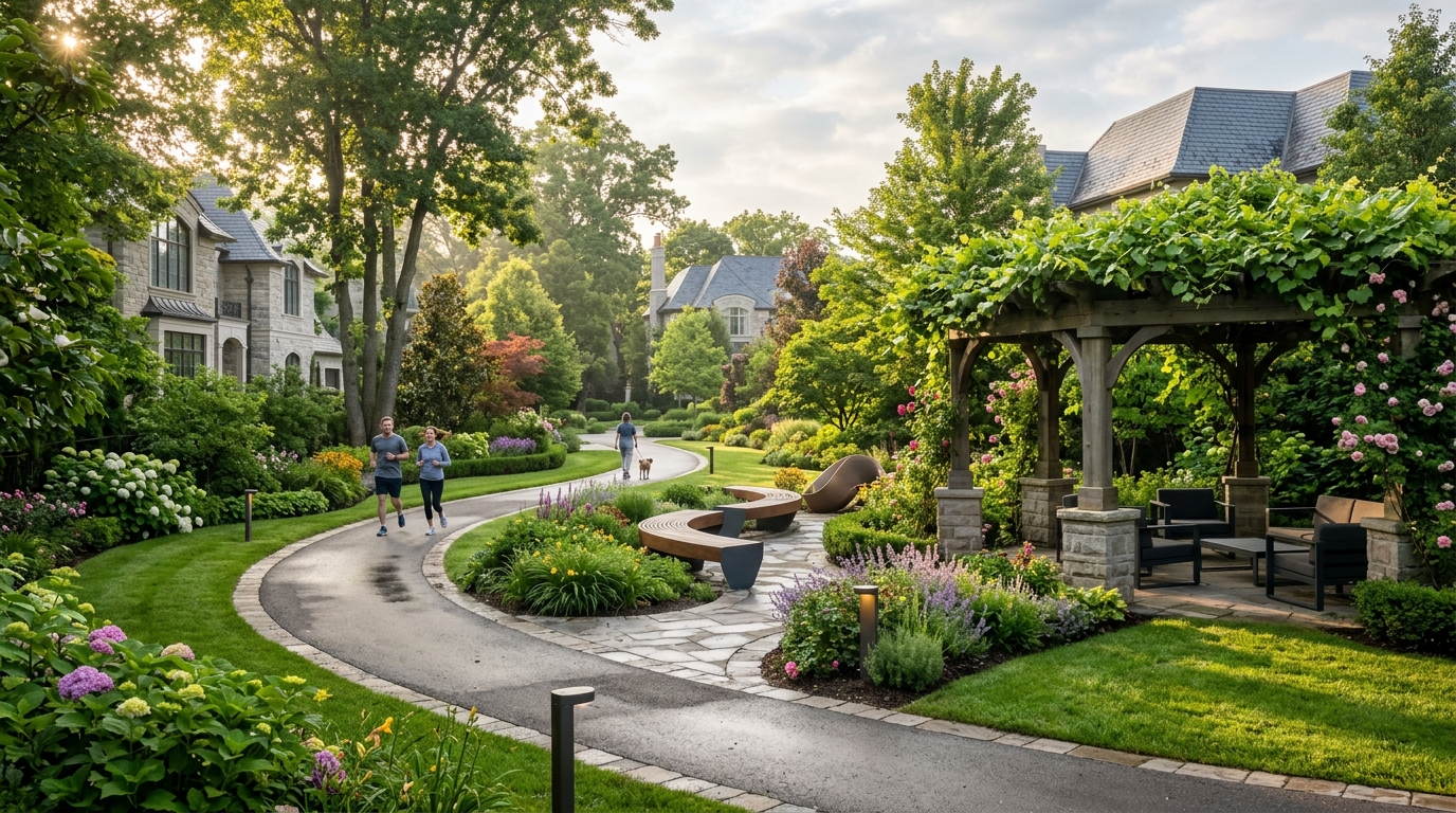 Landscaped Gardens and Walking Track